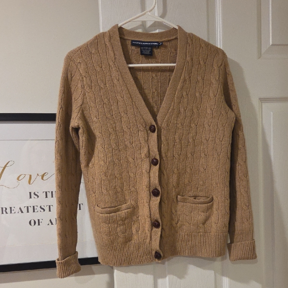 Ralph Lauren Sport Cable Knit Cardigan